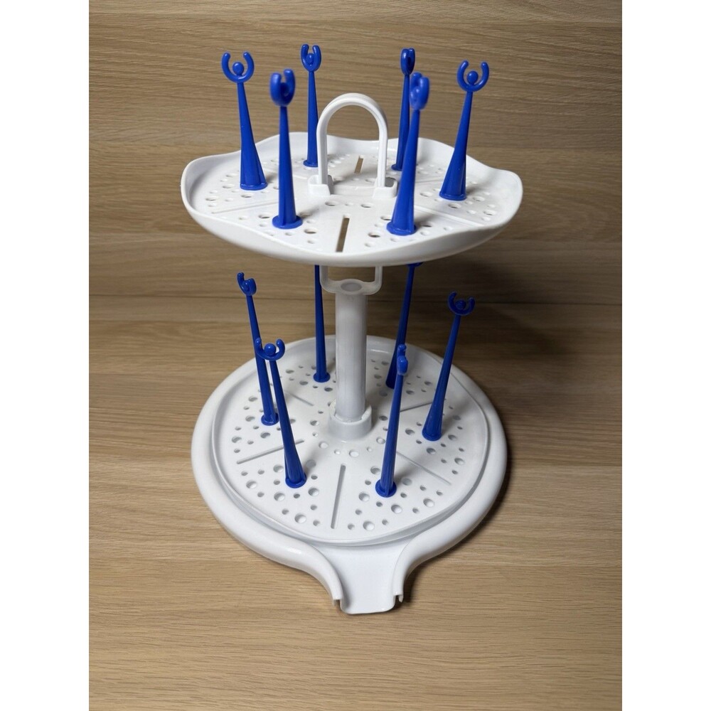 Playtex 2 Tiered Baby Bottles and Pump Accessories Drying Rack